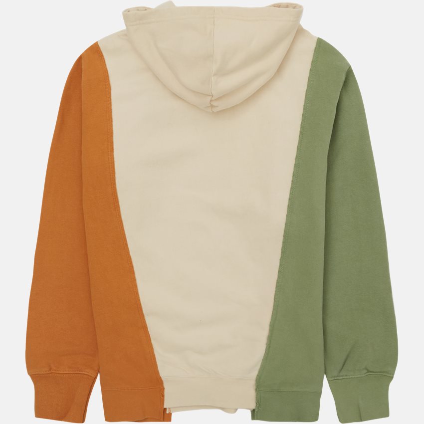 Market Sweatshirts DESIGNER PANEL HOODIE BASIL GREEN